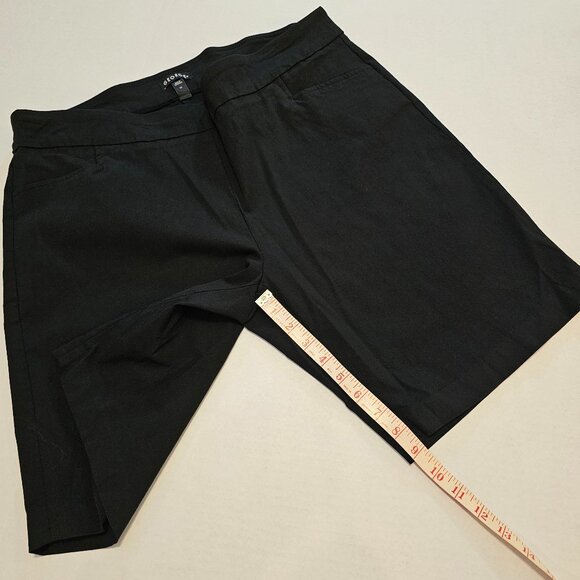 George, Plus Size 2X (18W-20W) Classic, Black, Dress Shorts - Picture 5 of 8